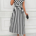 Cordelia | Ruffle-Sleeve Wrap Maxi Jurk