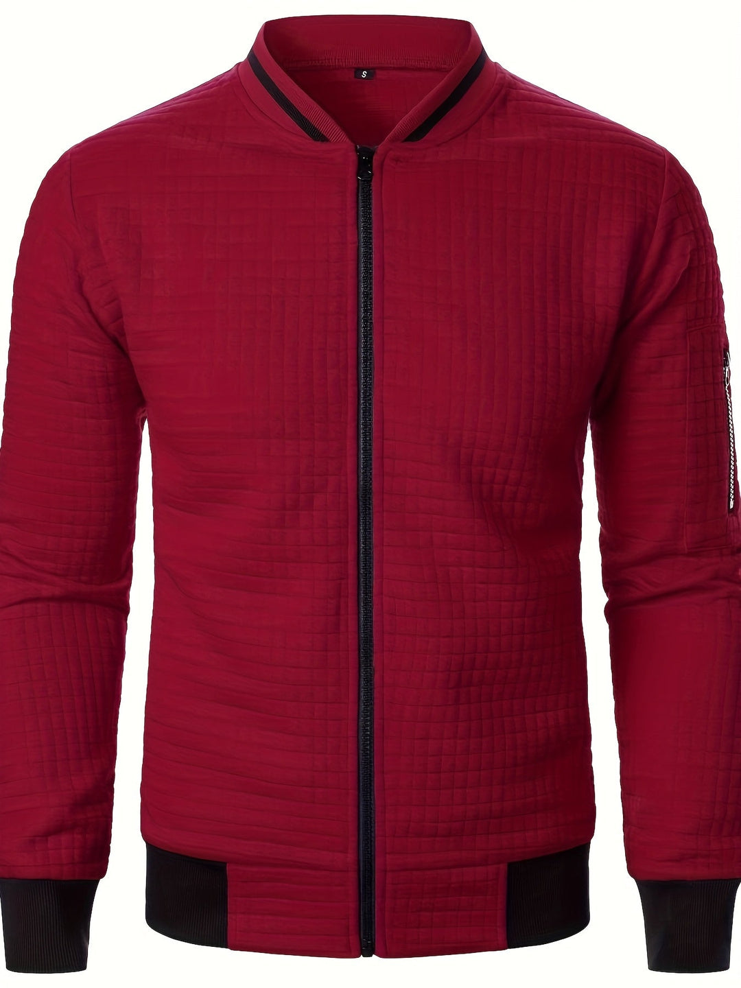 Raymond | Textured Zip-Up Bomberjack