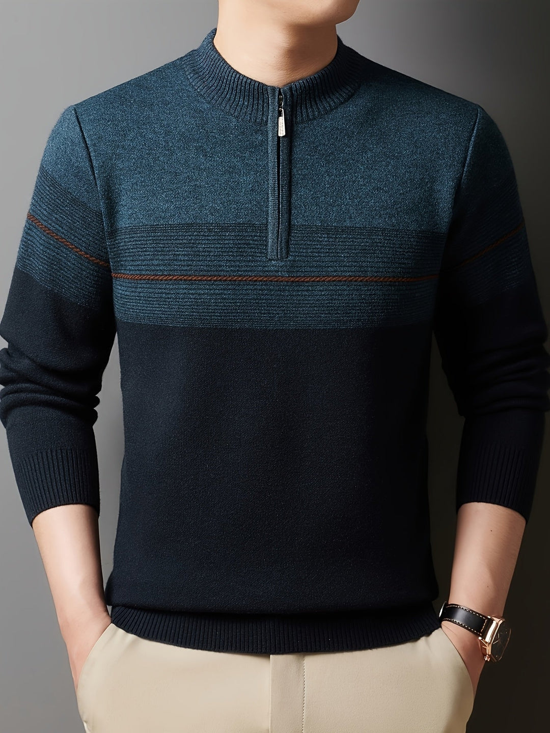 Oscar | Zip-Neck Trui