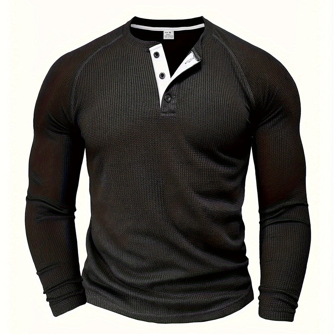 Graham | Klassieke Button Henley Shirt