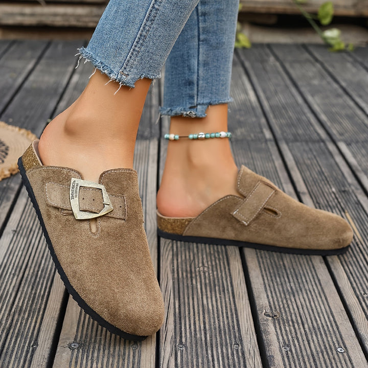 Winona | Slip-On Mules met Gespdetails