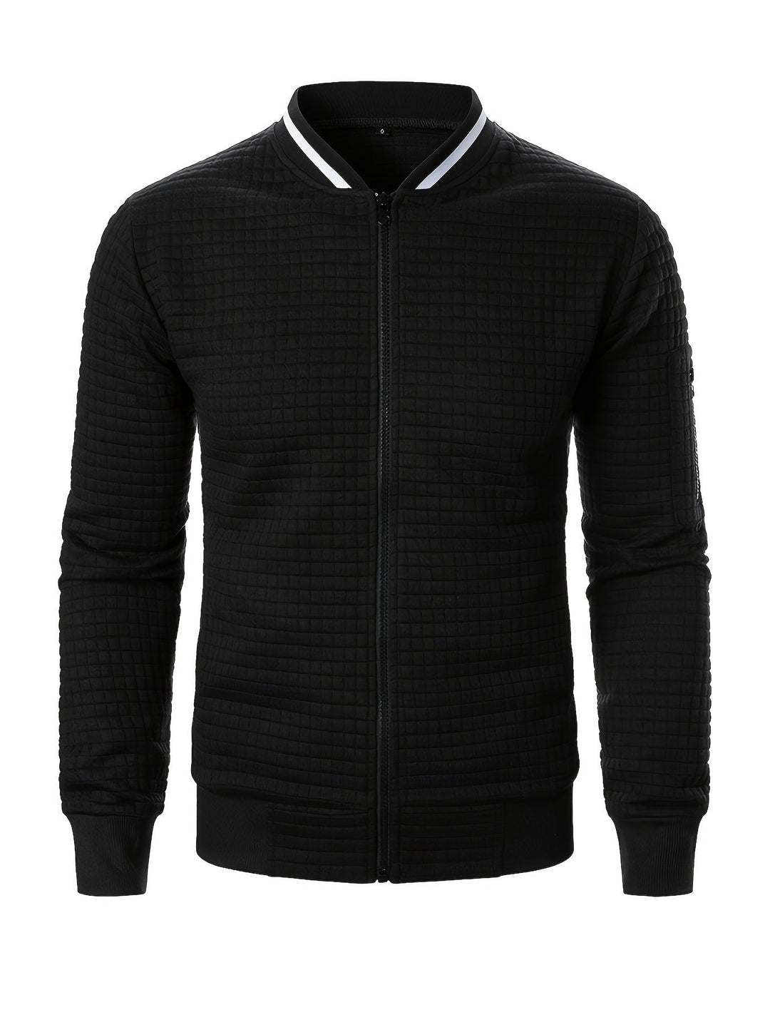 Raymond | Textured Zip-Up Bomberjack