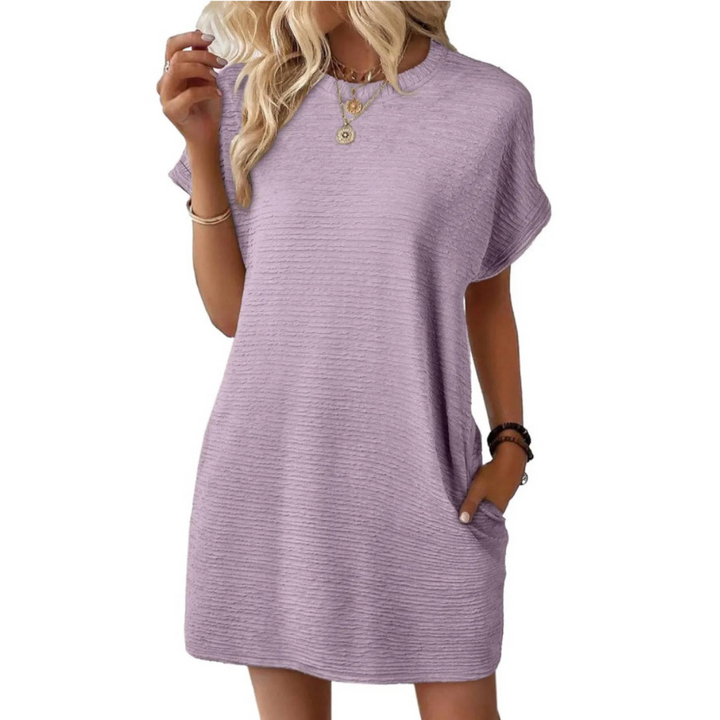 Ivanna | Casual Ronde Hals Zomerjurk