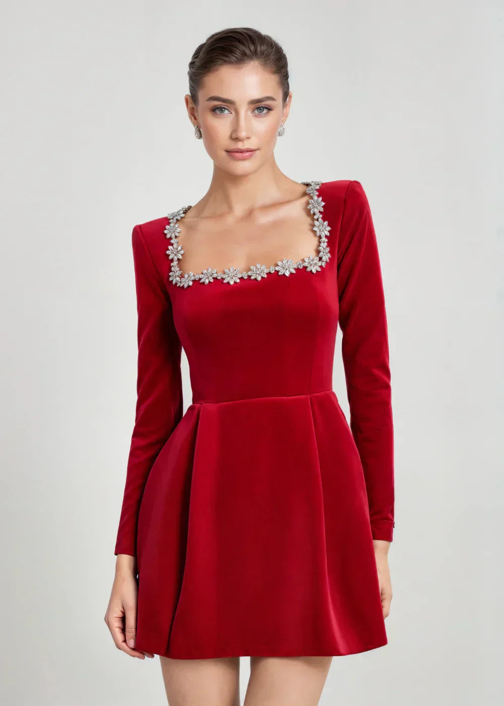 Brielle | Elegante Velvet Mini Jurk