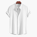 Cyrus | Verfijnde Staande Kraag Shirt