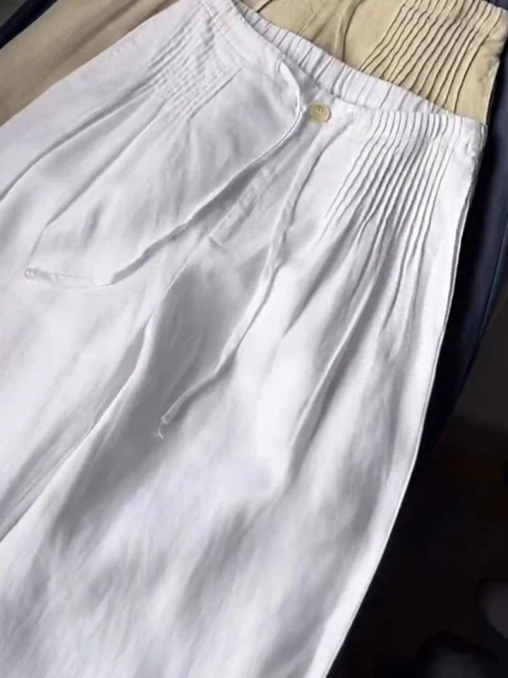 Camilla | Elegante Wijde Pantalon van Kant