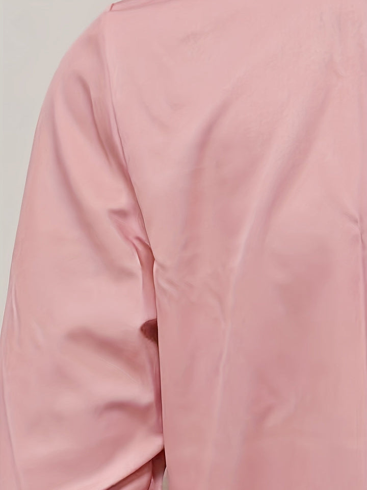 Elias | Patroon Lange Mouwen Henley Shirt