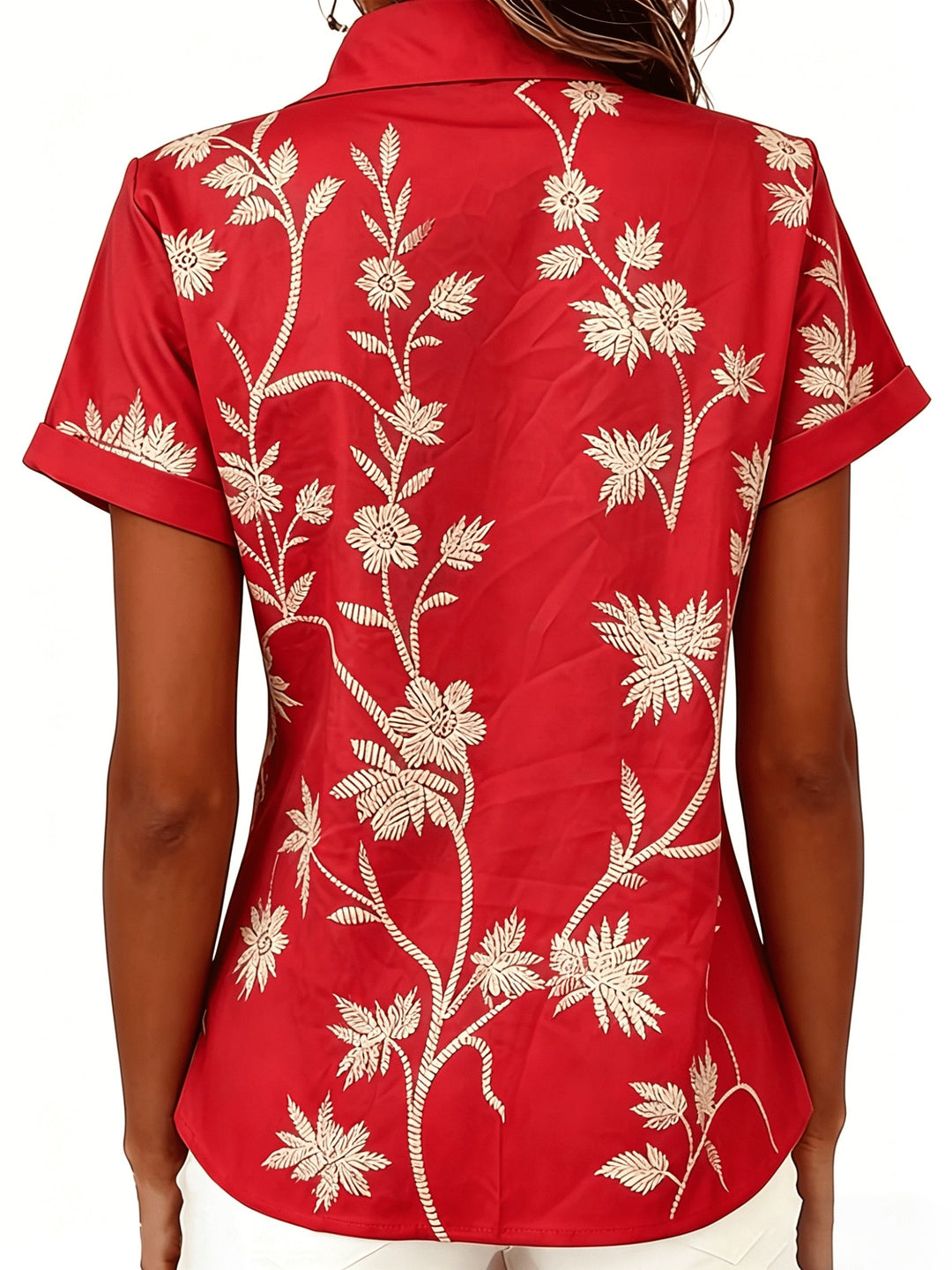 Regina | Botanische Print Shirt