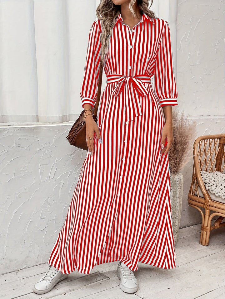 Meredith | Geknoopte Maxi Jurk