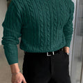 Jonas | Kabelgebreide Crew Neck Trui