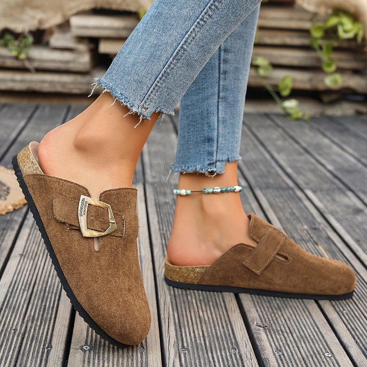 Winona | Slip-On Mules met Gespdetails