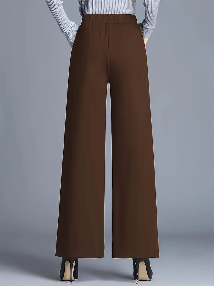 Claudia | Hoge Taille Wijde Pantalon