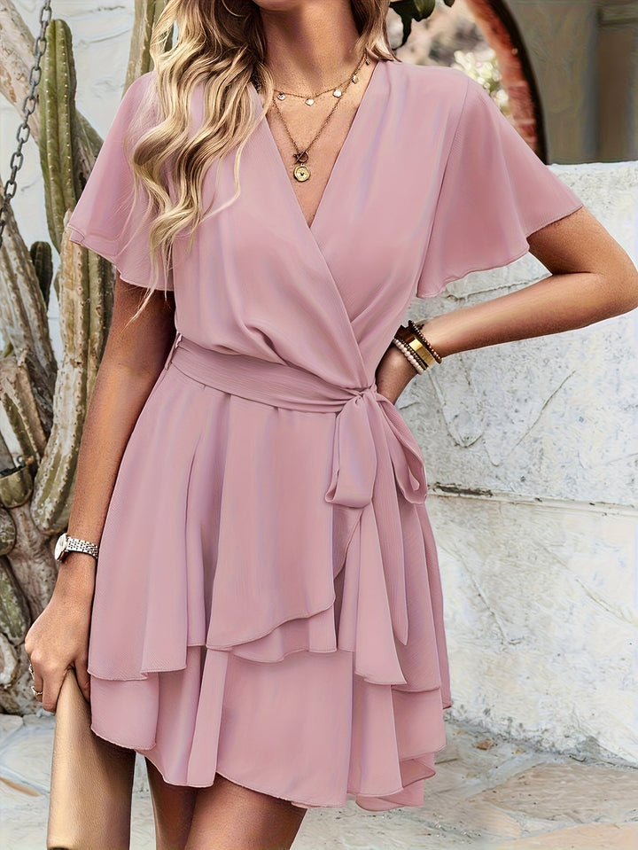 Cassandra | Rimpel Wrap Jurk