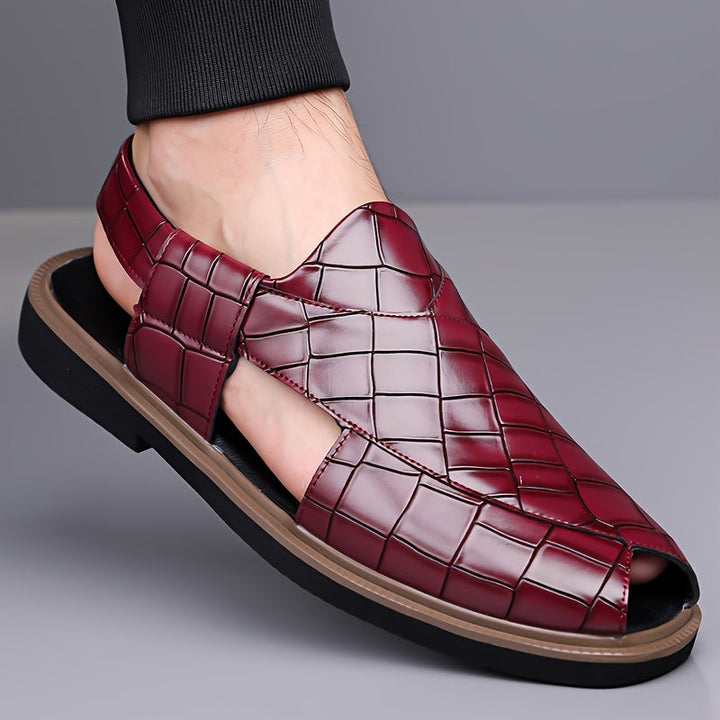 Malcolm | Geweven-Stijl Comfort Sandalen