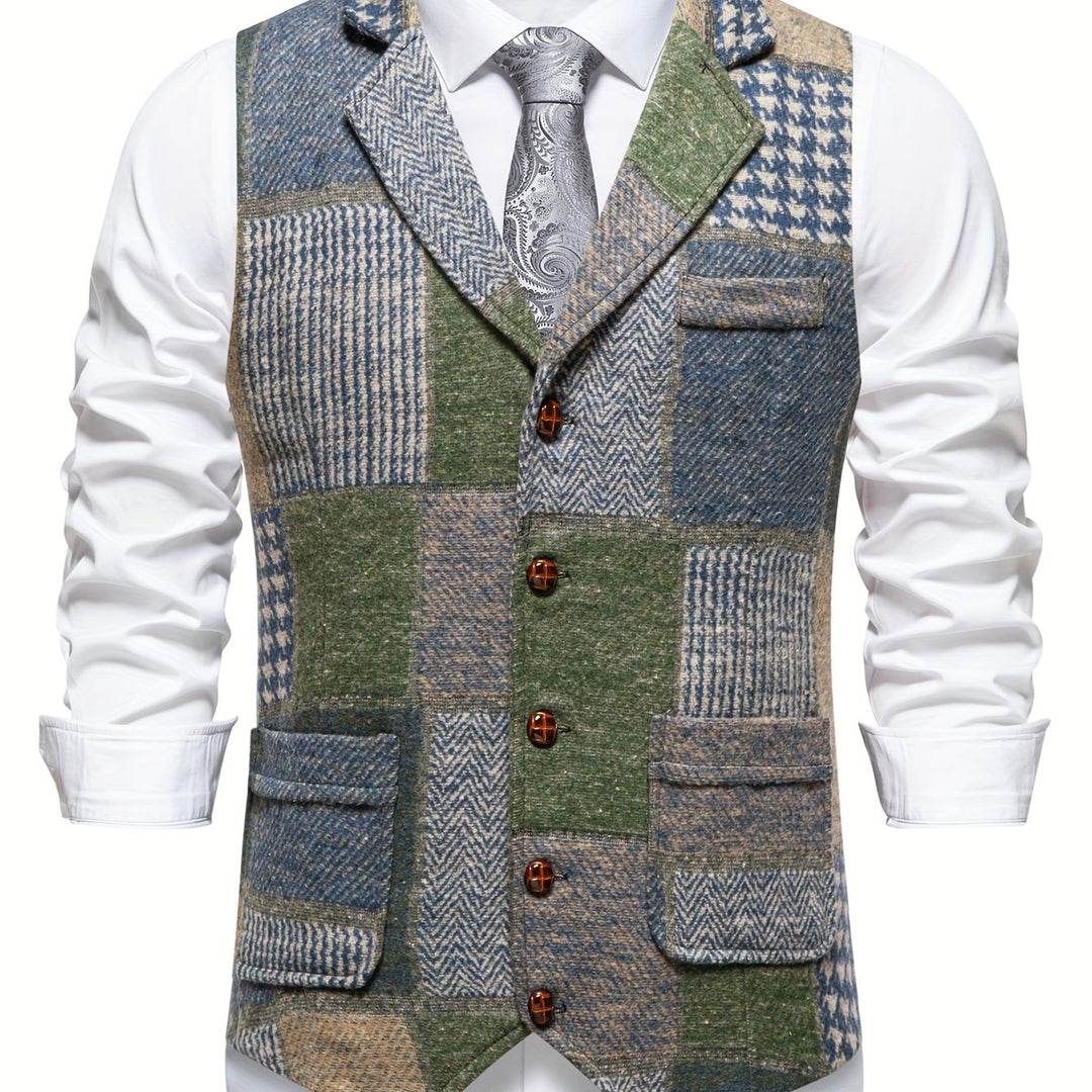 Tobias | Patchwork Op maat Gemaakt Vest