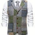 Tobias | Patchwork Op maat Gemaakt Vest