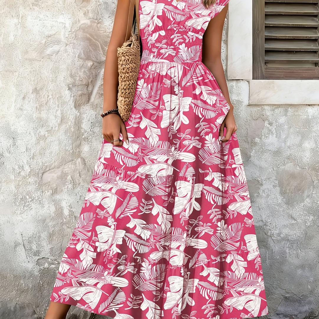 Lorena | Vloeiende Boheemse Maxi-jurk