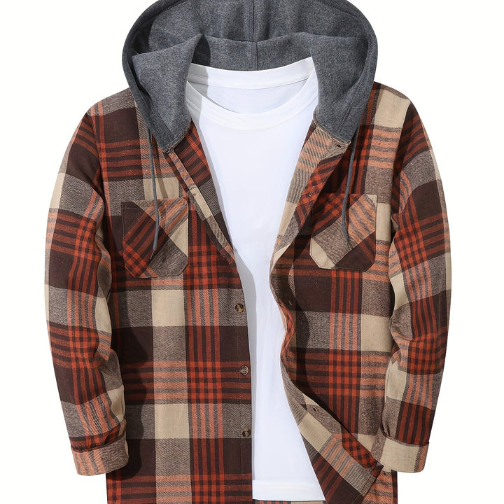 Braxton | Geruite Hoodie Shirt