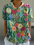 Daisy | Casual Watercolor Bloemen Shirt