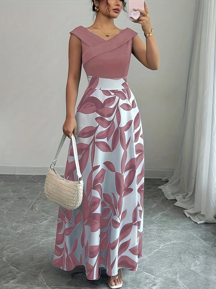 Lucille | Elegante Bloemen Maxi Jurk