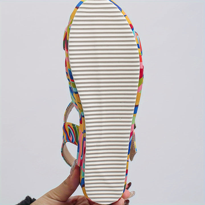 Rosalind | Elegante Strappy Platform Wedge Sandalen