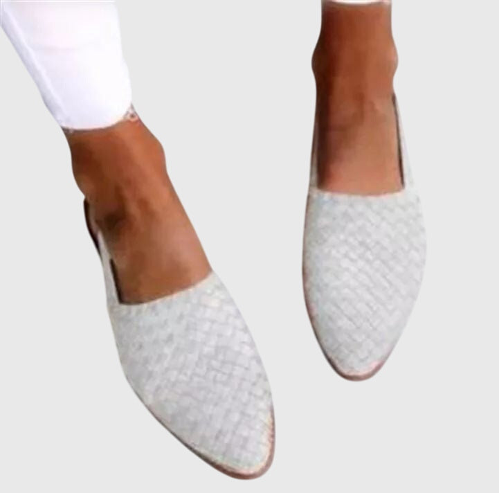 Maeve | Geweven Puntige Ballerina&