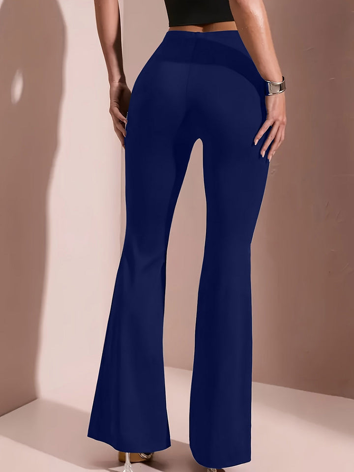 Rozemarijn | Hoge Taille Uitlopende Broek