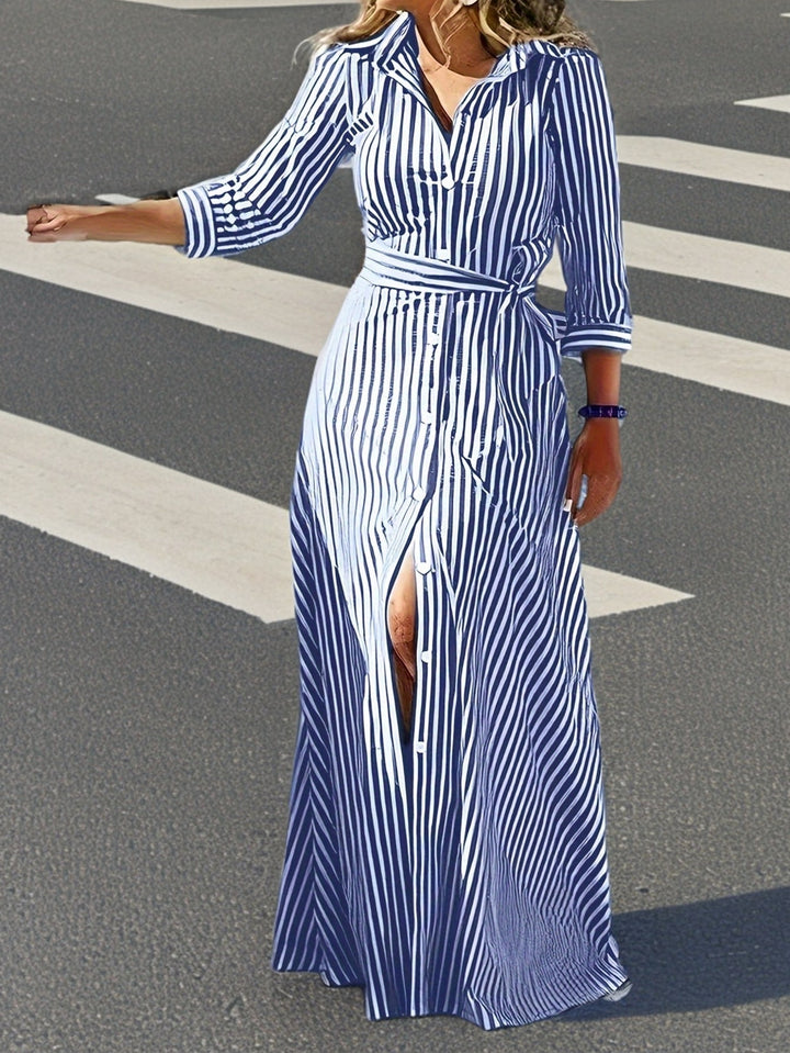 Meredith | Geknoopte Maxi Jurk