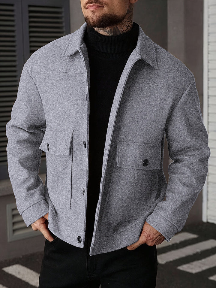 Donovan | Gestructureerde Utility Jacket