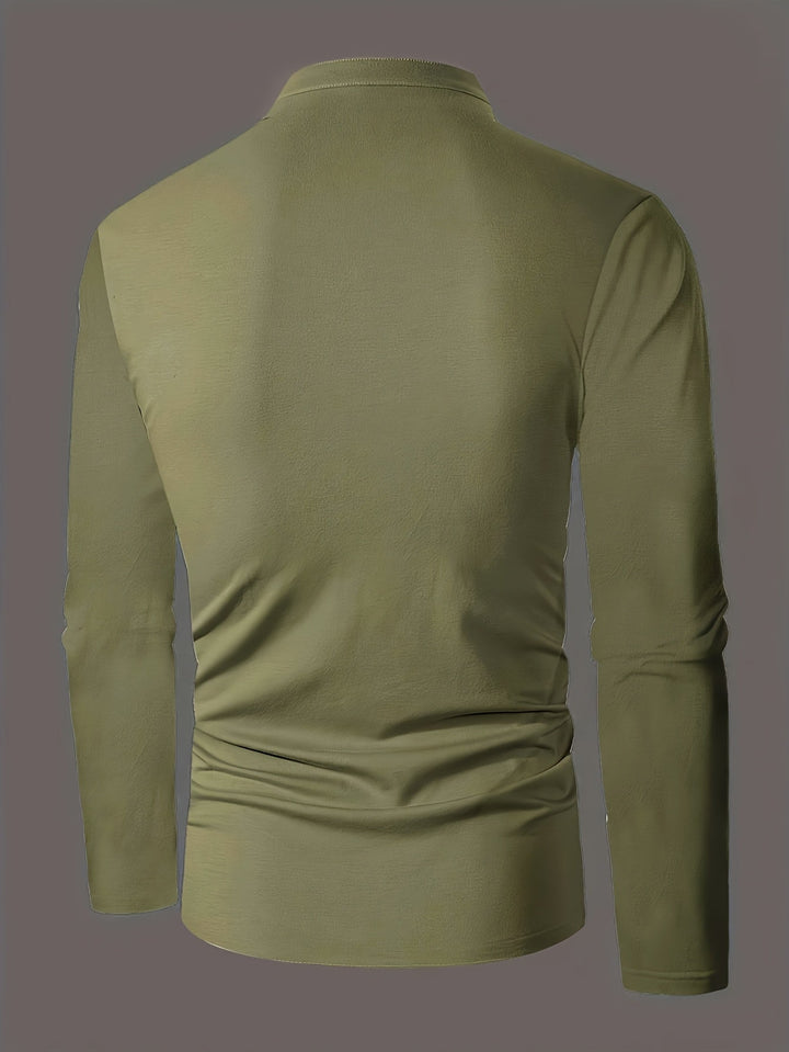 Jasper | Verfijnde Lange Mouwen Henley