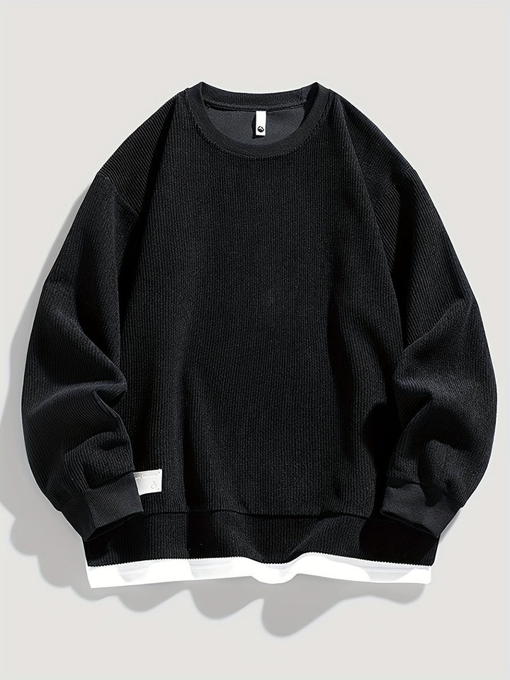 Harvey | Gelaagde Crewneck Sweatshirt