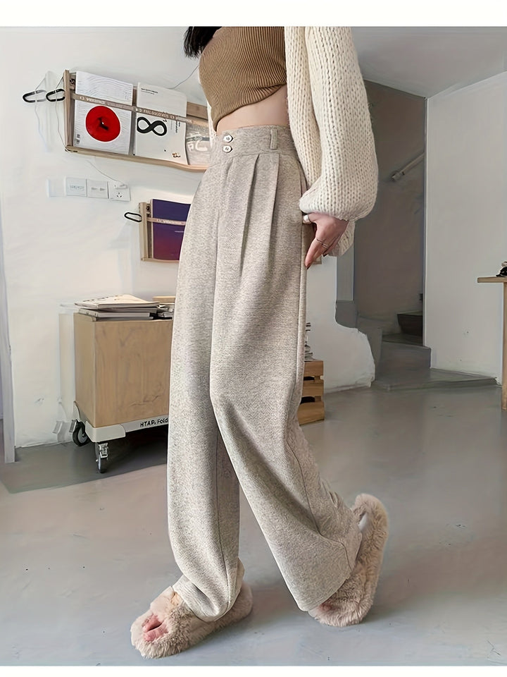 Clementine | Hoge Taille Wijde Pantalon