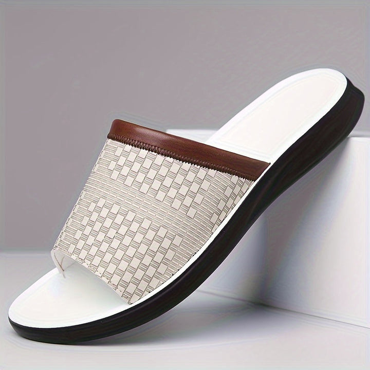 Elliot | Geweven Slide Sandalen