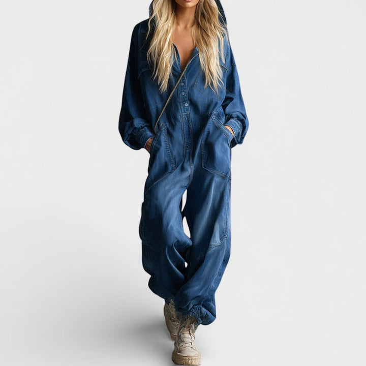 Sierra | Hoodie Jumpsuit met Lange Mouwen