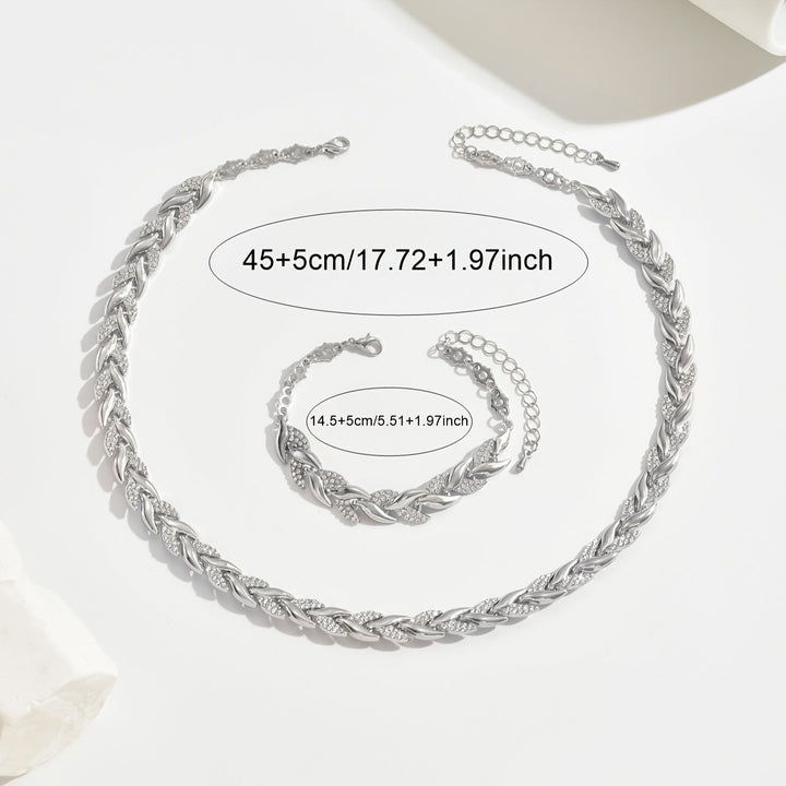 Marlene | Elegante Ketting en Armband Set