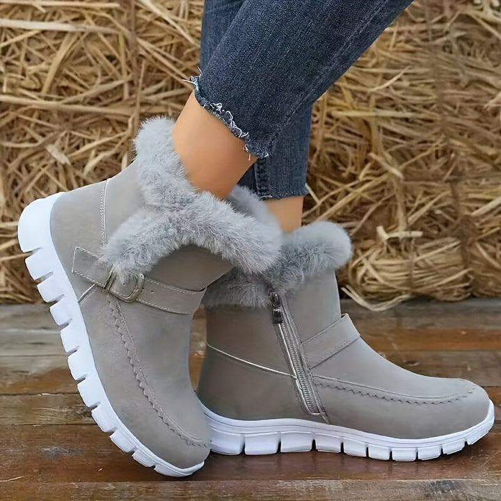 Nora | Gezellige Pluche Winterlaarzen
