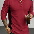Curtis | Getextureerde Lange Mouwen Henley