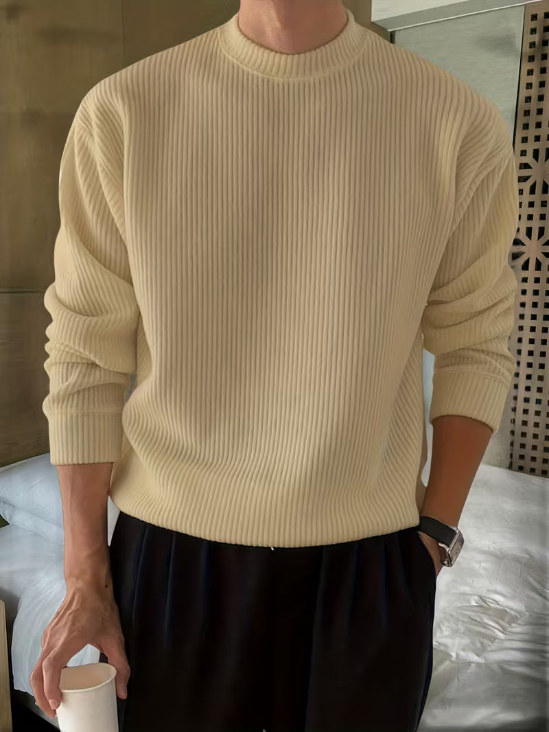 Kellan | Trui Langsleeve Geribbelde Shirt