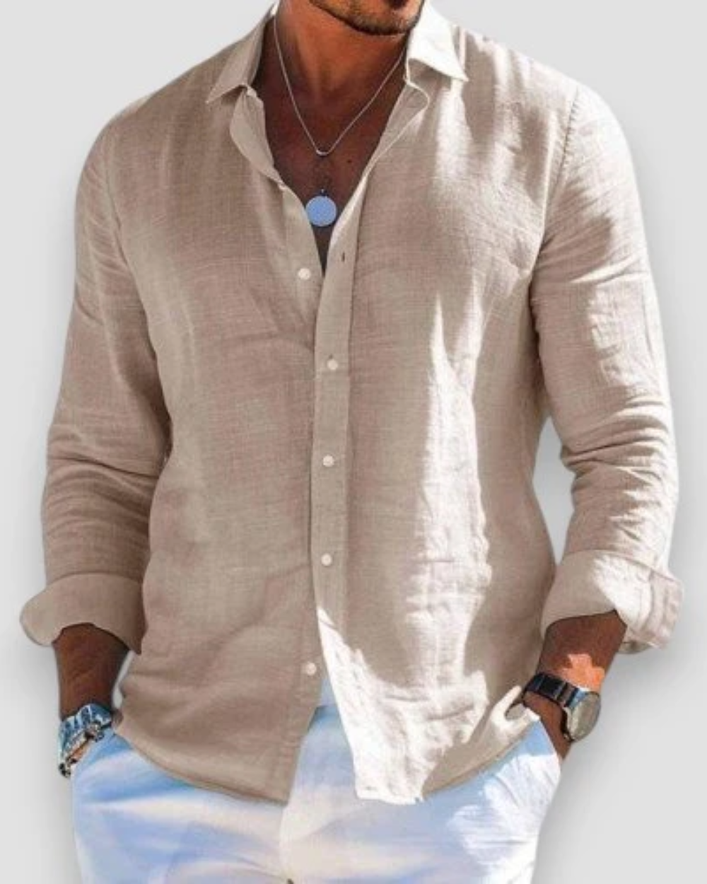 Connor | Casual Zomer Lange Mouwen Shirt