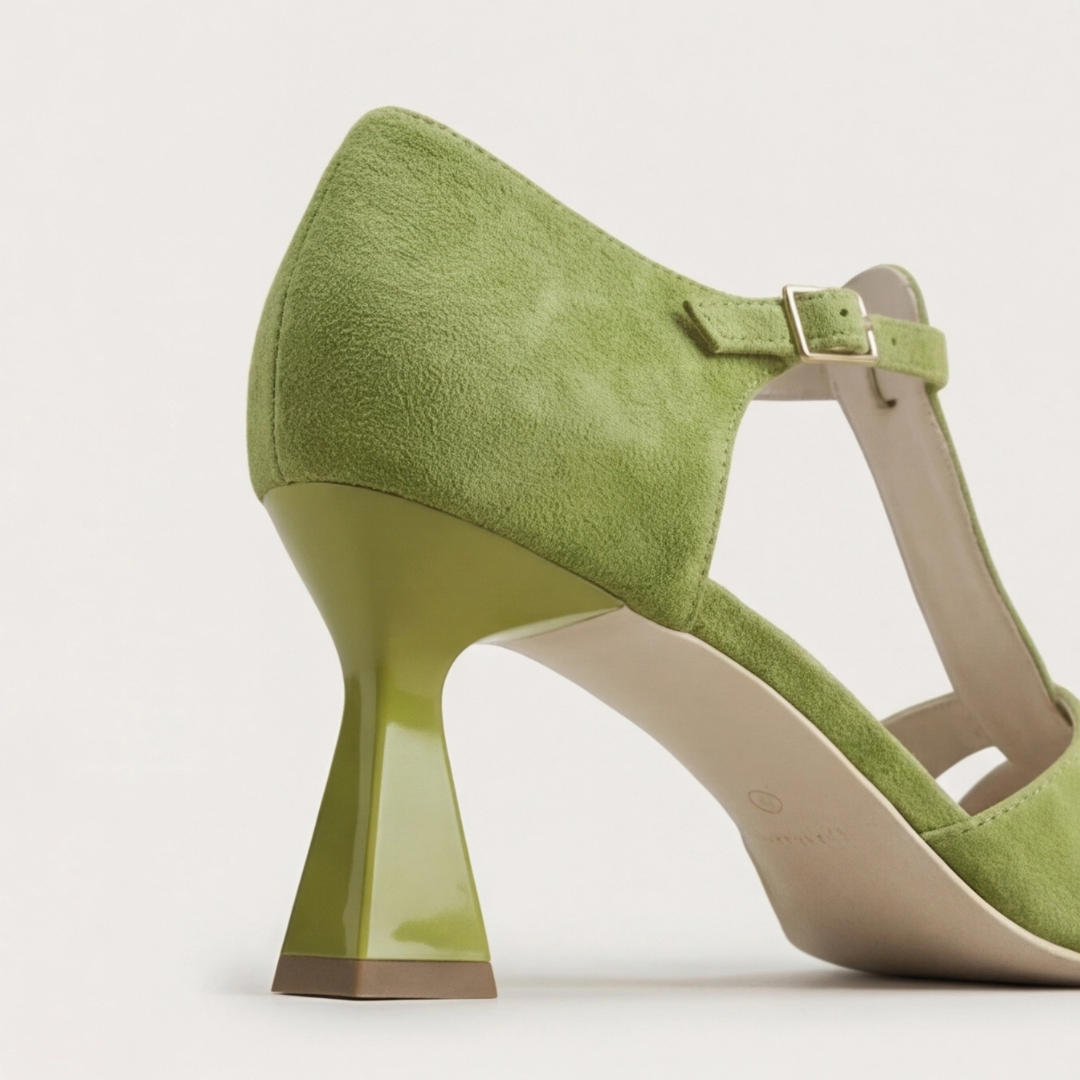 Rebecca | Klassieke Gesloten Teen Strap Hakken