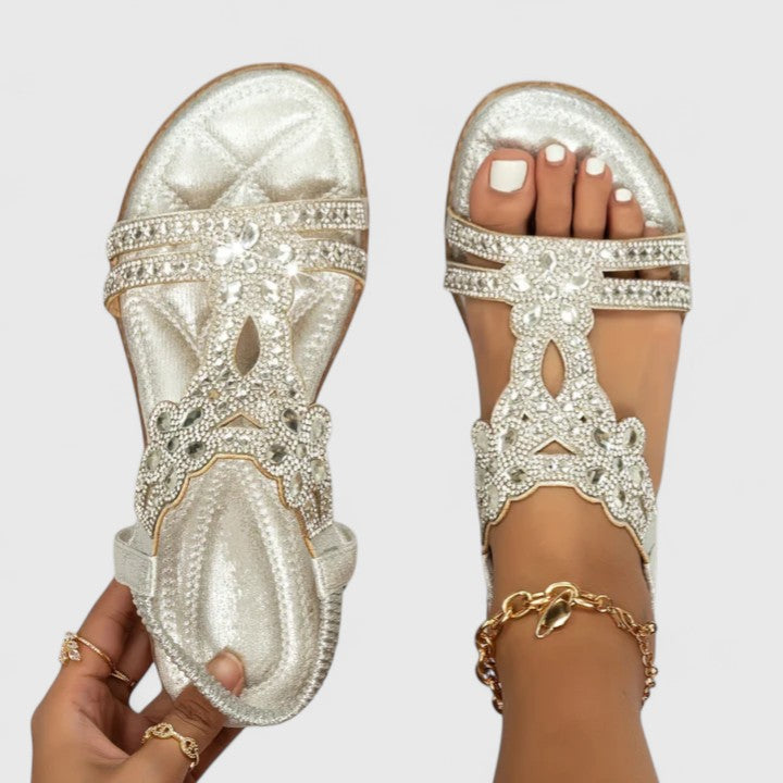 Rebecca | Elegante Orthopedische Beads Sandalen