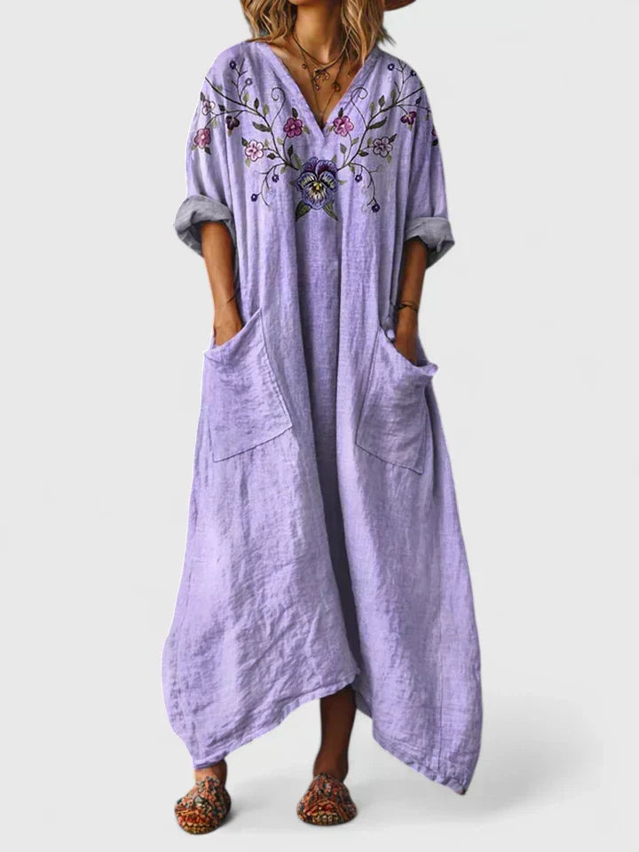 Aurora | Elegante Oversize Pocket Dress