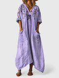 Aurora | Elegante Oversize Pocket Dress