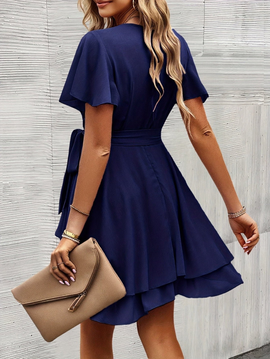 Cassandra | Rimpel Wrap Jurk