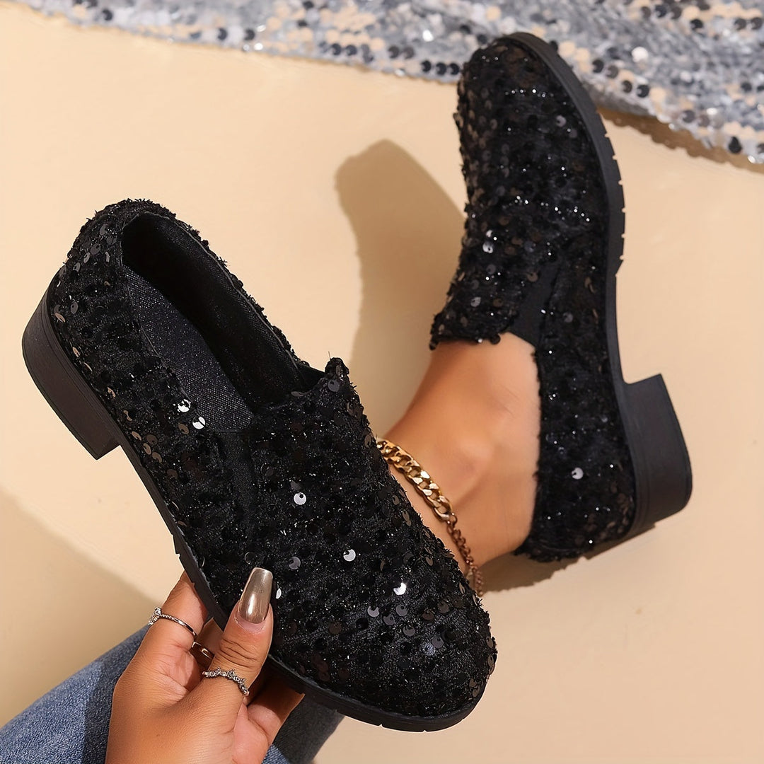 Bernadette | Sprankelende Instap Loafers