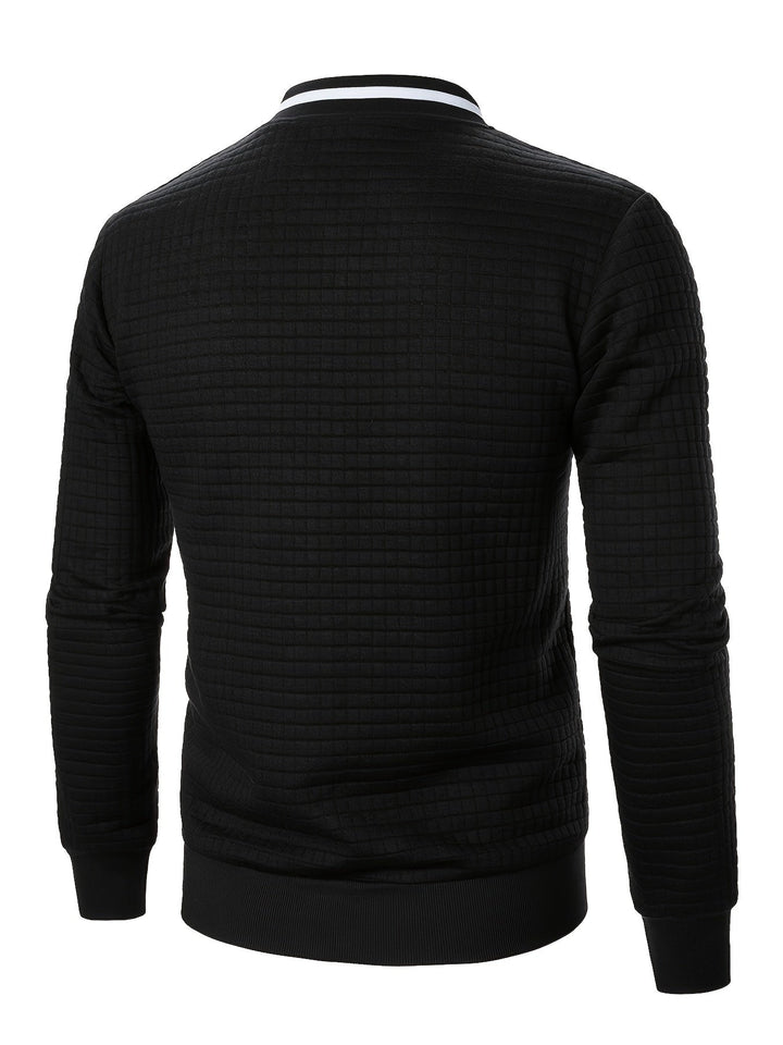 Raymond | Textured Zip-Up Bomberjack
