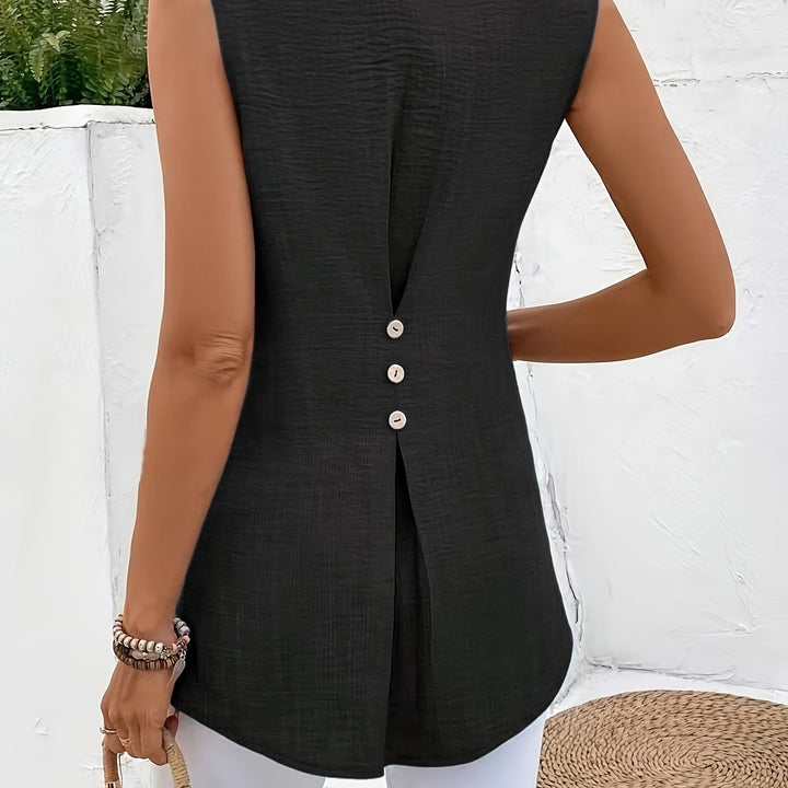 Farrah | Ontspannen Mouwloze Blouse