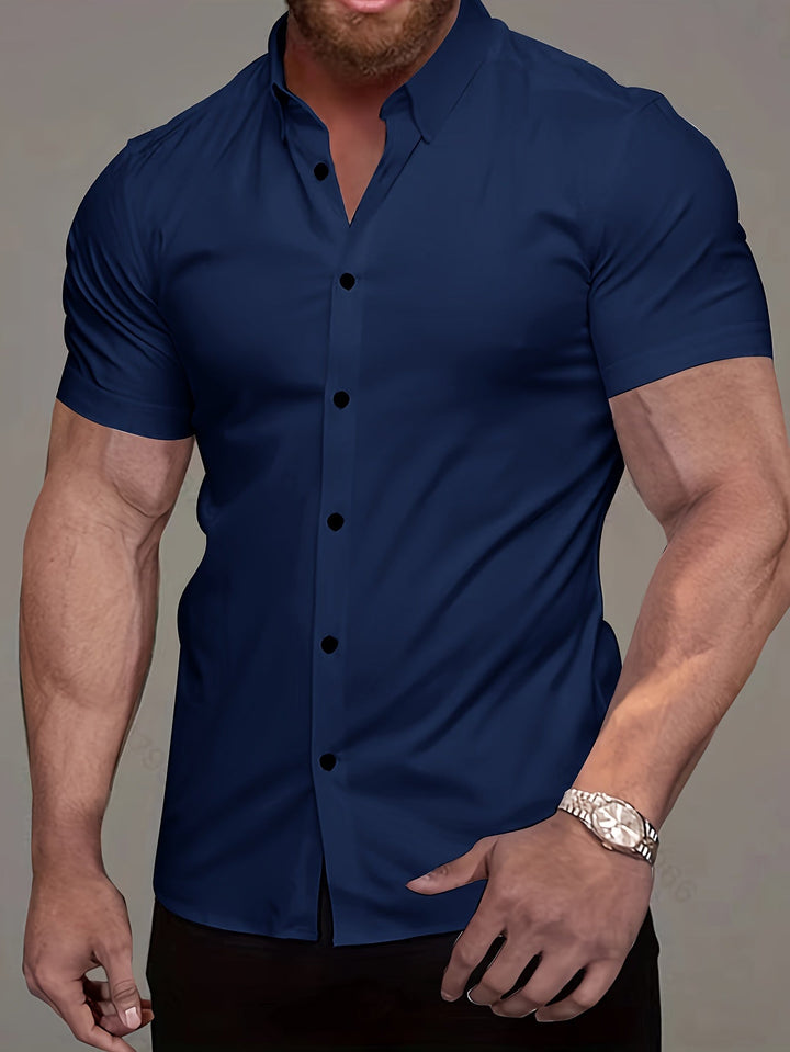 Weston | Verfijnde Korte Mouwen Shirt