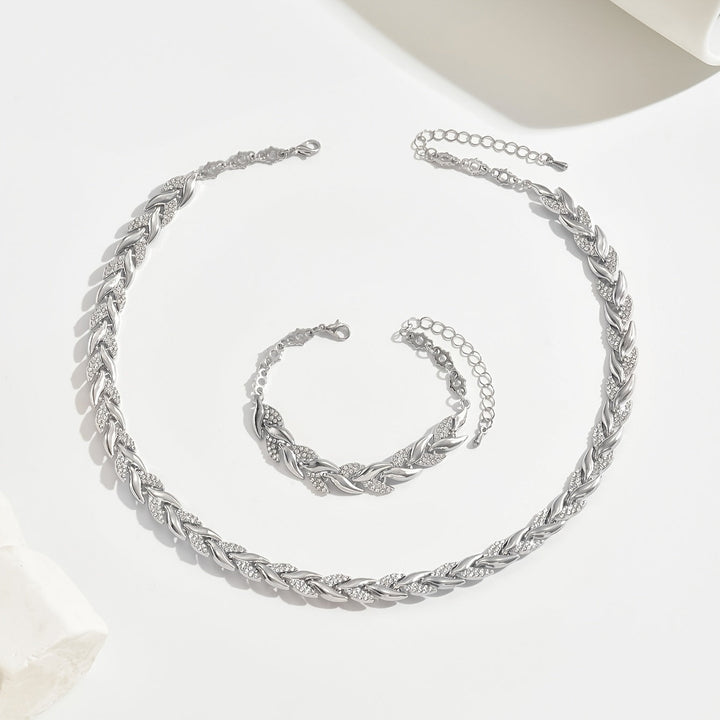 Marlene | Elegante Ketting en Armband Set