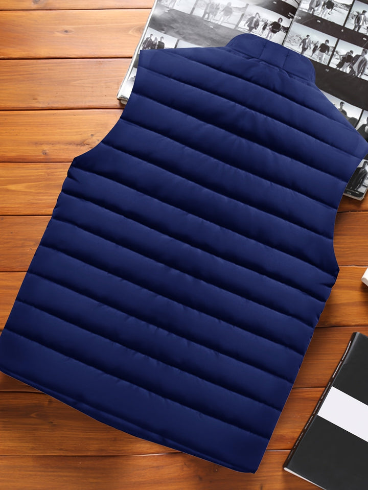 Donovan | Gequilted Staande Kraag Vest